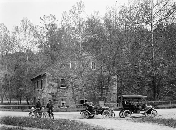 Peirce Mill, circa 1918 (Library of Congress).