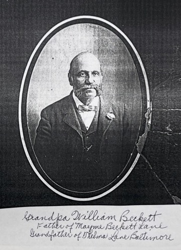 Family album photograph of an elderly man